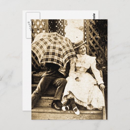 Nee, dat doe je niet. (Sepia) Briefkaart (Voorkant / Achterkant)