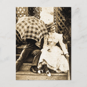 Nee, dat doe je niet. (Sepia) Briefkaart