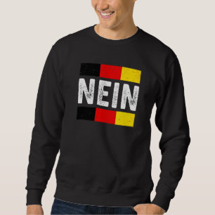 Nee Duits Nee Zeggen Duitsland Vintage Trui
