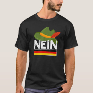 Nee Duits Nee zeggen grap Duitsland T-shirt
