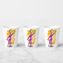 Nee, geen hooidrama de lama! 1 papieren bekers