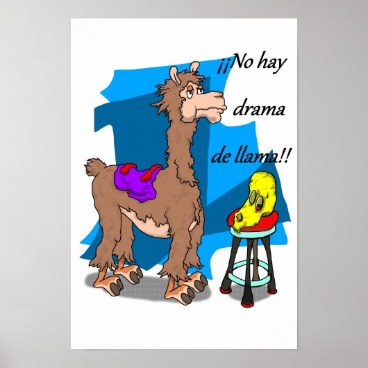 Nee, geen hooidrama de lama! 2 poster (Voorkant)
