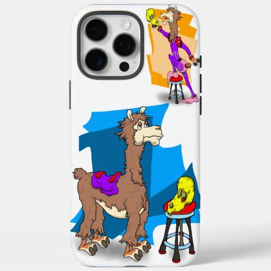 Nee, geen hooidrama de lama! Case-Mate iPhone case (Achterkant)