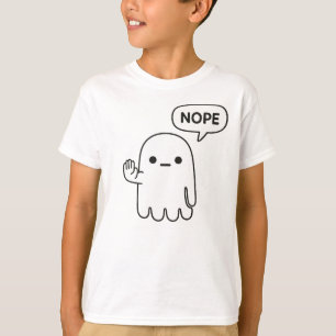Nee Geest Grappig Minimaal Kinder T-Shirt