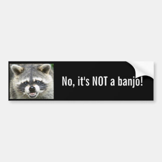Nee, het is NIET een banjo. Bumpersticker