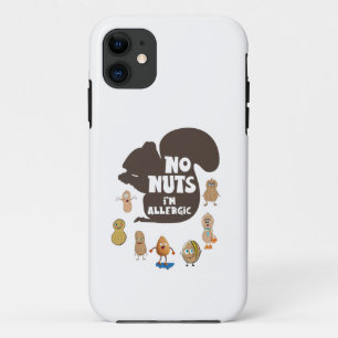 Nee, ik ben allergisch pinda Allergy Bewustheid iPhone 11 Hoesje