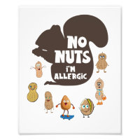 Nee, ik ben allergisch pinda Allergy Bewustheid