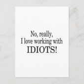 Nee, ik hou echt van werken met dioten briefkaart (Voorkant)