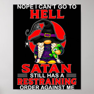 Nee, ik kan niet naar de hel, Satan heeft nog een Poster
