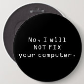 Nee, ik zal uw computer Button NIET FIX (Voorkant /achterkant)