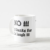 NEE! JA!!! - een tweezijdige mok (Voorkant links)