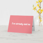 Nee, je grijpt naar rietjes - kaart (Gele Bloem)