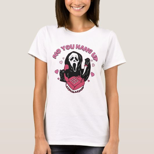 Nee, je hangt Shirt op, Ghostface Valentijn (Voorkant)