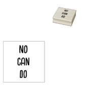 Nee kan niet rubberstempel (Gestempeld)