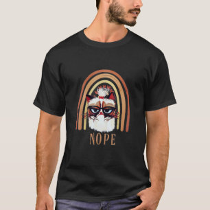 Nee Kat Voor Kat Boze Kitty T-shirt