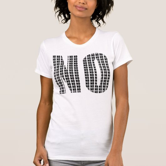 Nee Nee Grappig T-Shirt (Voorkant)