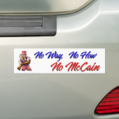 Nee, nee hoe, geen McCain Bumpersticker (Op auto)