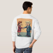 Nee-nee-stemmers T-shirt (Achterkant volledig)
