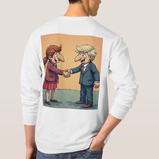 Nee-nee-stemmers T-shirt (Achterkant)