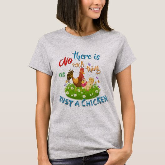 NEE, NET A CHICKEN T-SHIRT (Voorkant)