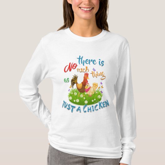 NEE, NET A CHICKEN T-SHIRT (Voorkant)