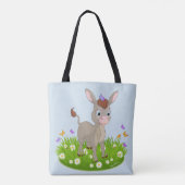 NEE, NET EEN DONKEY TOTE BAG (Achterkant)