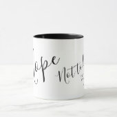 Nee. Niet vandaag. Morgen misschien. Zwart-Wit Mok (Midden)