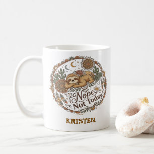 Nee. Niet Vandaag. Schattige Luie Luiaard Koffiemok