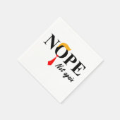 Nee. Niet weer. Servet (Hoek)