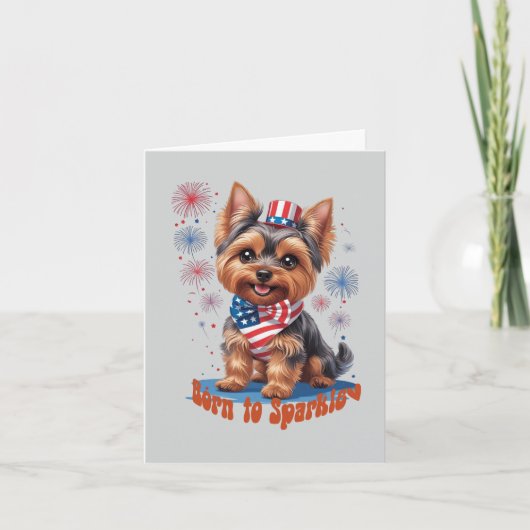 Née pour Briller – Invitation pour une fête mignon (Devant)