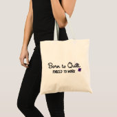 Née pour le patchwork, forcée de travailler, sac f (Devant (produit))