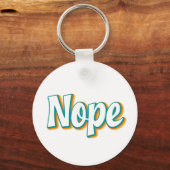Nee Retro Sleutelhanger (Voorkant)