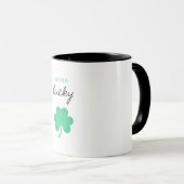 "NÉE SHAMROCK CHALEUREUX" DEUX MUG TONE. (Devant droit)