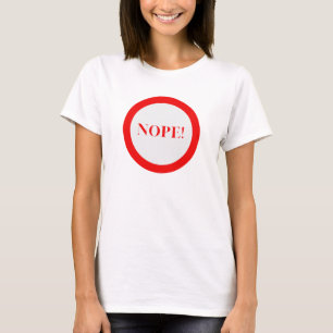 Nee. T-shirt