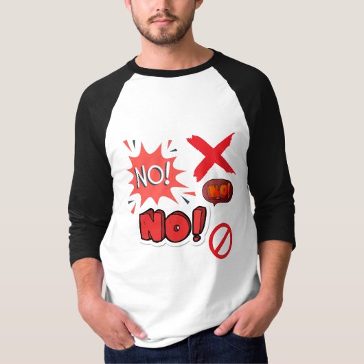 Nee! T-shirt (Voorkant)