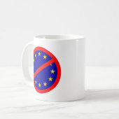 Nee tegen de EU Koffiemok (Voorkant links)