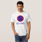 Nee tegen de EU T-shirt (Voorkant volledig)