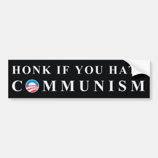Nee tegen het communisme bumpersticker