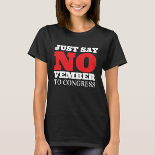 nee tegen het congres t-shirt