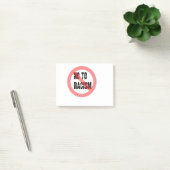 Nee tegen racisme | Anti-racisme-slogan Post-it® Notes (Kantoor)