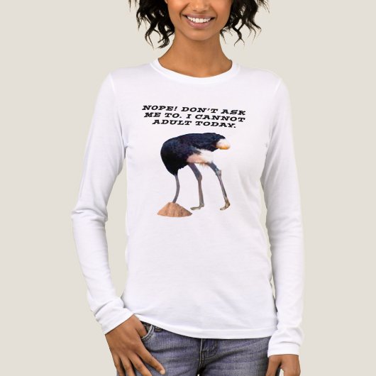 Nee! Tri-Blend T-shirt (Voorkant volledig)
