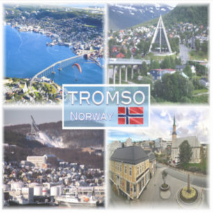 NEE Tromso - Luchtruim - Uitzicht in de kunstwand  Sticker