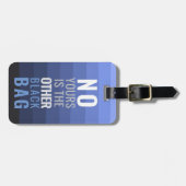 Nee van jou is het andere Grappige ontwerp Custom  Bagagelabel (Voorkant horizontaal)