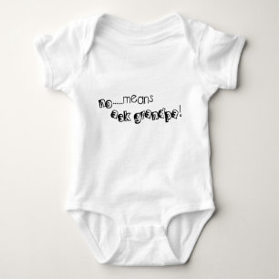 Nee, vraag het opa-Baby Romper