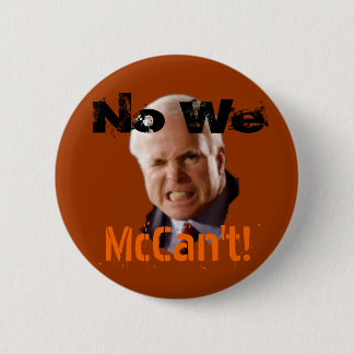 Nee, wij McCan Buttonnen niet Ronde Button 5,7 Cm