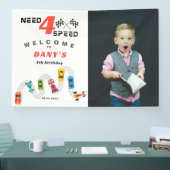 Need 4 Speed Motor Auto Racing Jongen Vierde Verja Spandoek (Beurs)