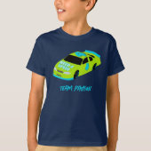 Need 4 Speed Race Car Boys 4e verjaardagsfeestje T-shirt (Voorkant)
