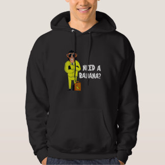 Need A Banana Monkey Suitcase Vegan Food Banana Fr Hoodie