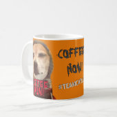 Need COFFEE NOW! Carlos B. Dog Coffee Mug (Devant gauche)