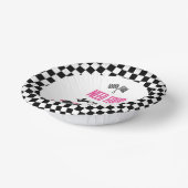 Need Four Speed Roze Race Auto 4e Verjaardagsfeest Papieren Kommen (Gebogen)